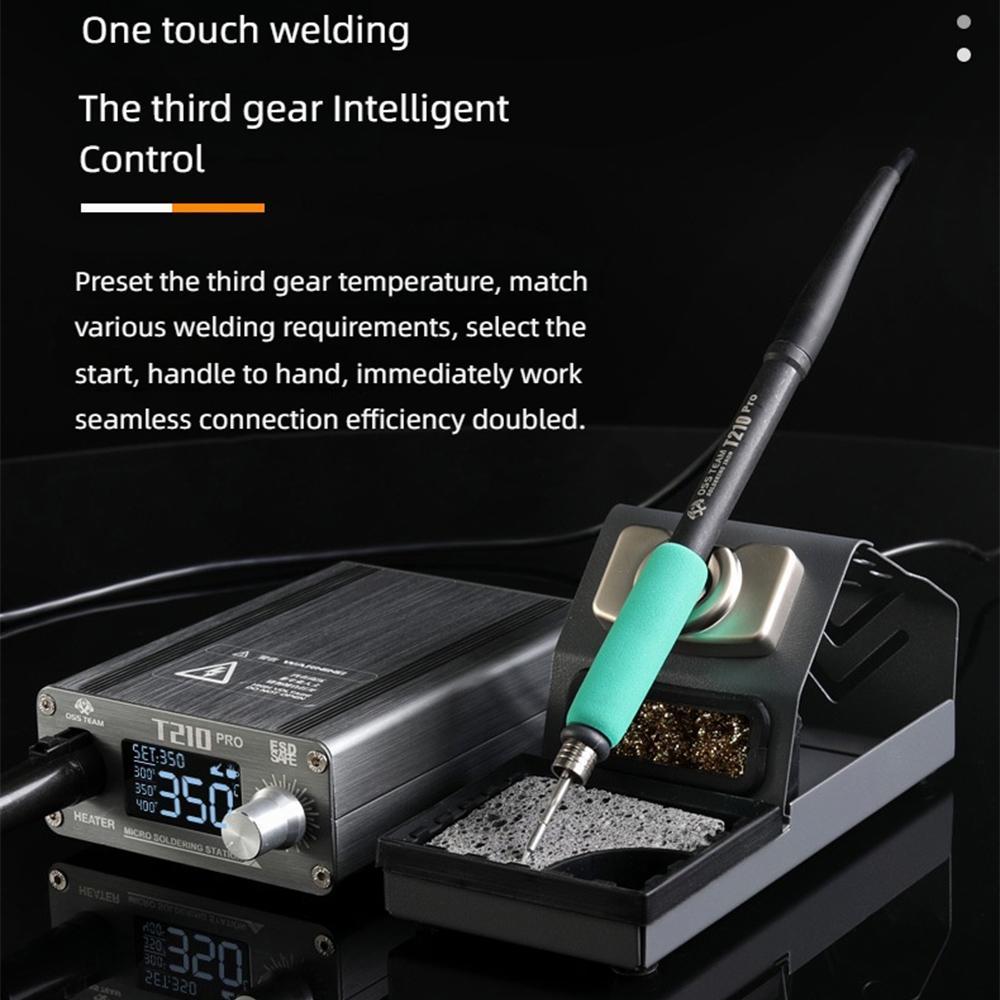 T210 Pro 75W Digital Soldering Station for PCB Repair & Precision Electronics Work