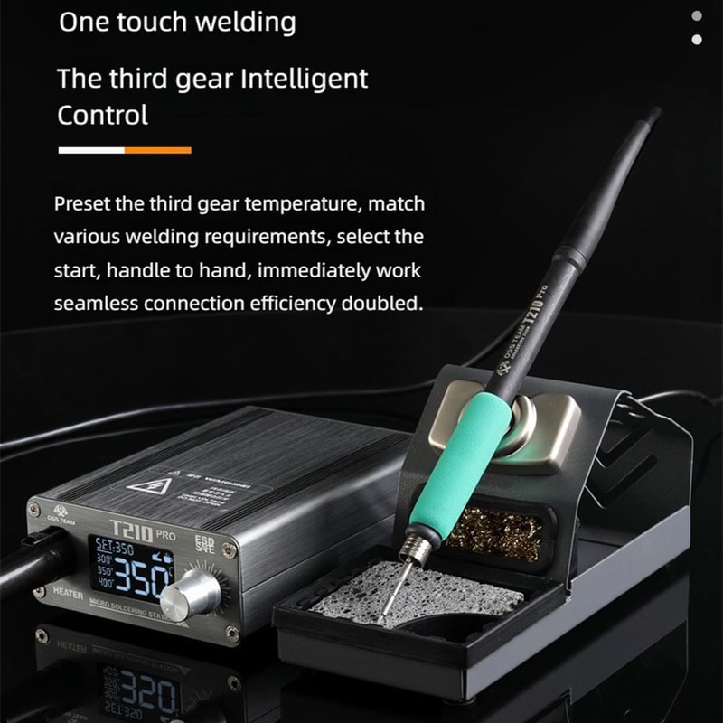 T210 Pro 75W Digital Soldering Station for PCB Repair & Precision Electronics Work