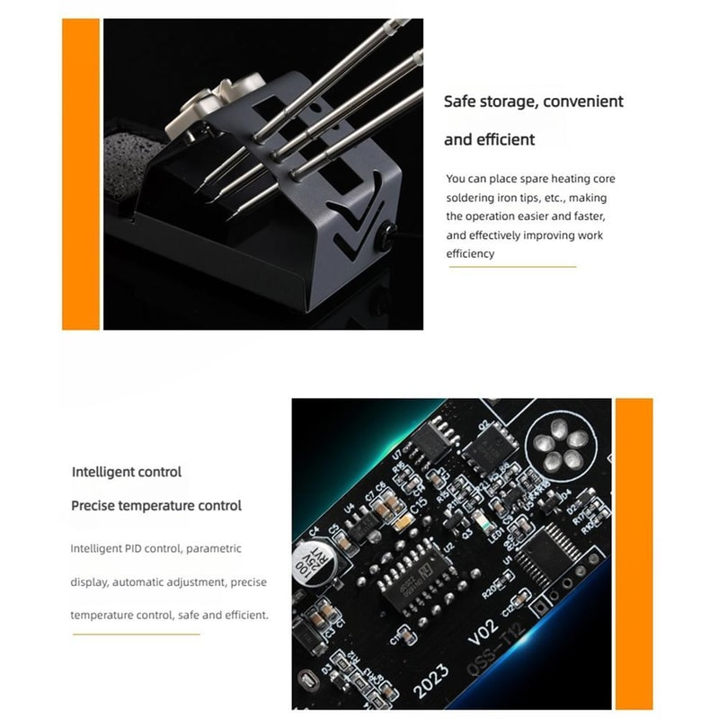 T210 Pro 75W Digital Soldering Station for PCB Repair & Precision Electronics Work