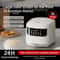 Smart 2L Electric Rice Cooker with Color Screen, 10 Preset Menus & 24H Timer