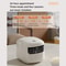 Smart 2L Electric Rice Cooker with Color Screen, 10 Preset Menus & 24H Timer