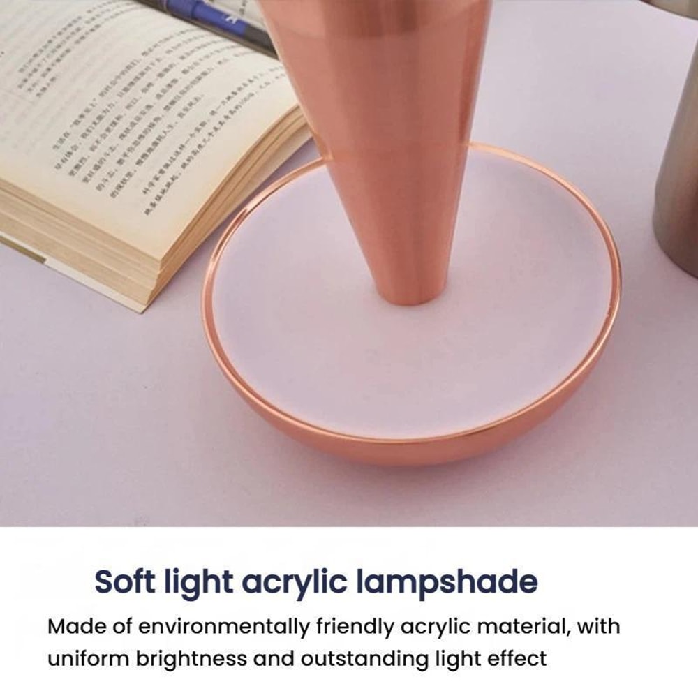 Rechargeable Mushroom Table Lamp With Dimmable Ambient Light For Bedroom Bar Restaurant 5