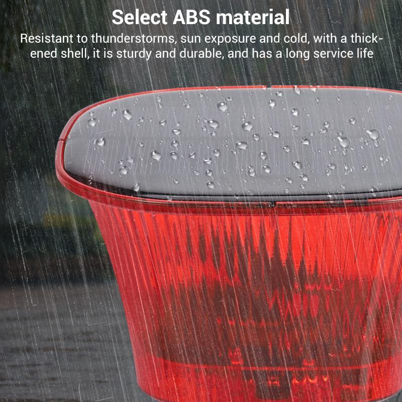 Solar Powered Animal Repellent Alarm With Flashing LED Light For Farms Orchards Warehouses 5