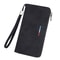 Men Long Wallet Zippered Clutch With MultiCard Holder Phone Storage 9