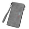 Men Long Wallet Zippered Clutch With MultiCard Holder Phone Storage 0