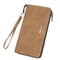 Men Long Wallet Zippered Clutch with Multi-Card Holder & Phone Storage