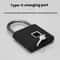 Tuya Smart Fingerprint Padlock With App Control USBC Rechargeable Waterproof Security Lock 3