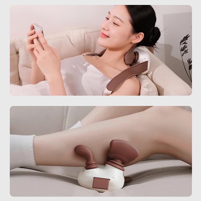 Red Light Neck and Shoulder Massager with Heat Therapy for Deep Tissue Pain Relief