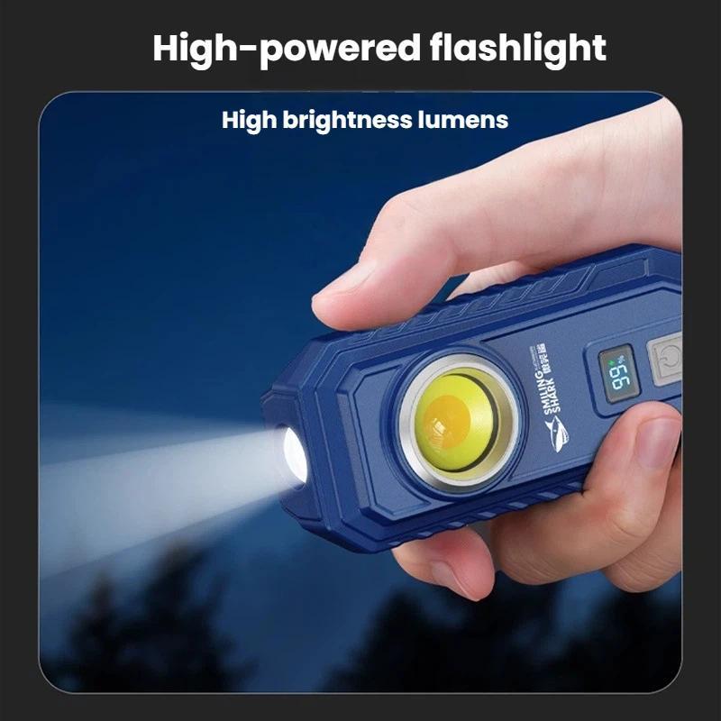 Magnetic LED Work Light With Digital Display And Adjustable Hook Stand 4