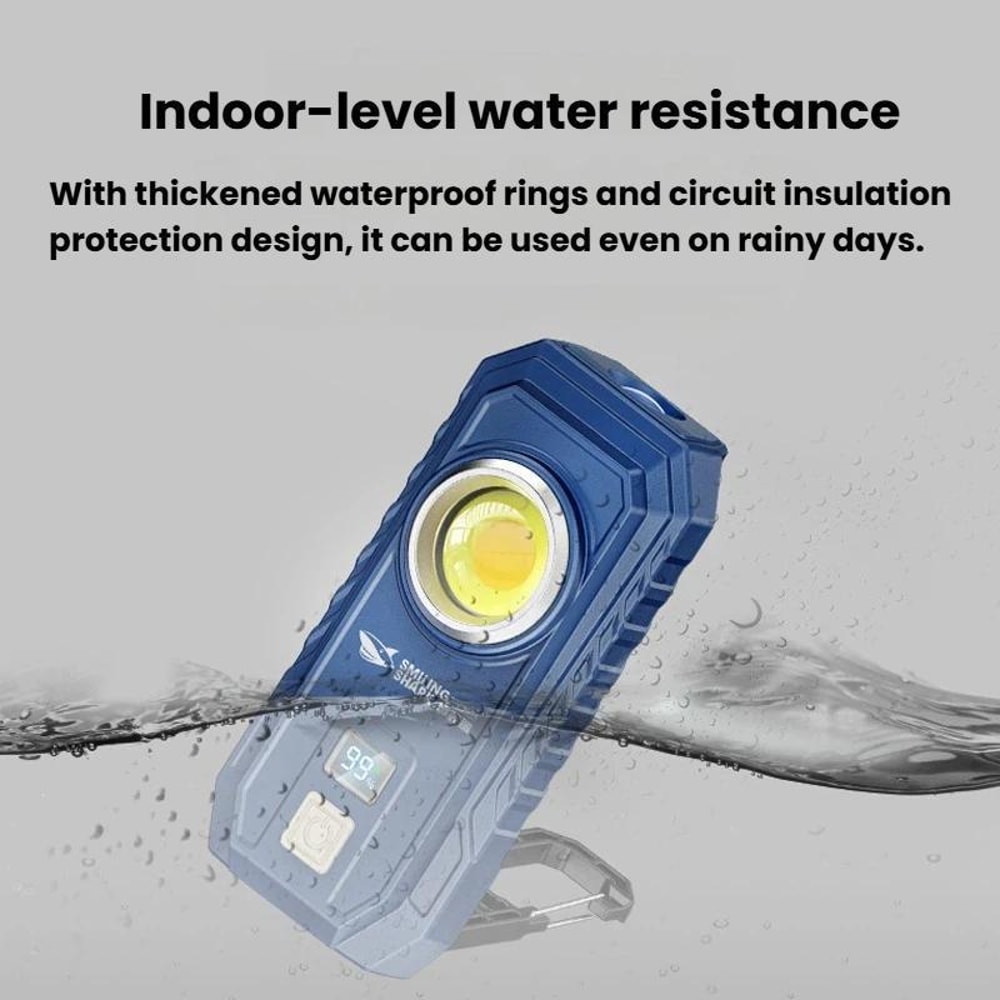 Magnetic LED Work Light With Digital Display And Adjustable Hook Stand 5