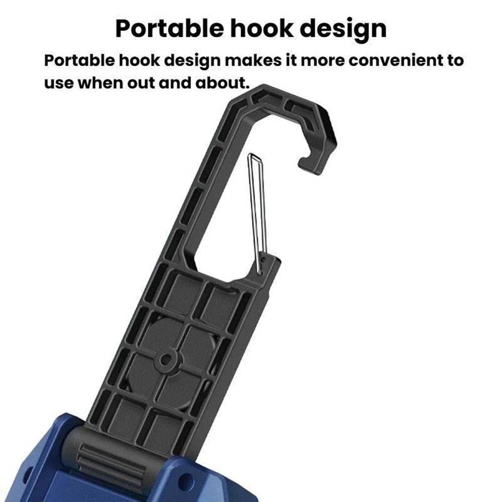 Magnetic LED Work Light With Digital Display And Adjustable Hook Stand 9
