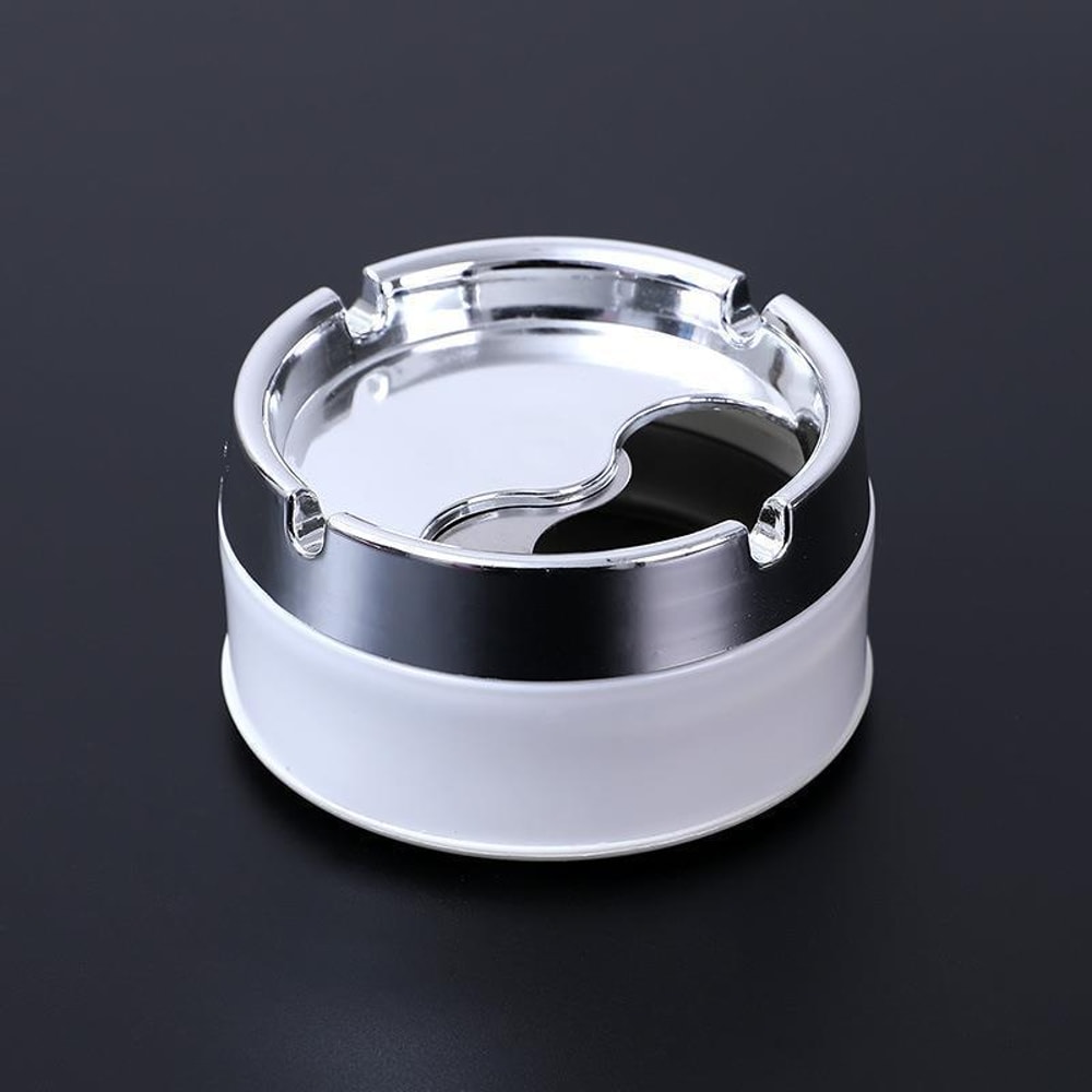 Windproof Rotating Lid Desktop Ashtray With Sealed Smokeless Design 5