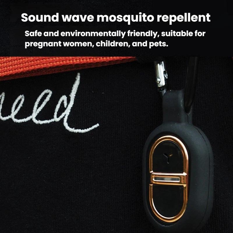Portable Ultrasonic Mosquito Repellent IPX4 Waterproof Outdoor Mosquito Repeller For Travel Campin 1