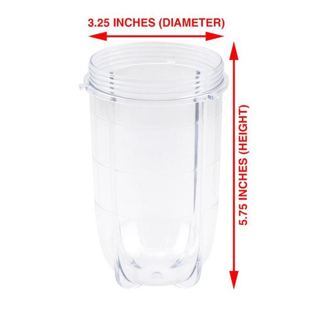 Magic Bullet Blender Replacement Parts Set 12 in 1 Kit with Cups, Blade Base & Sealing Rings