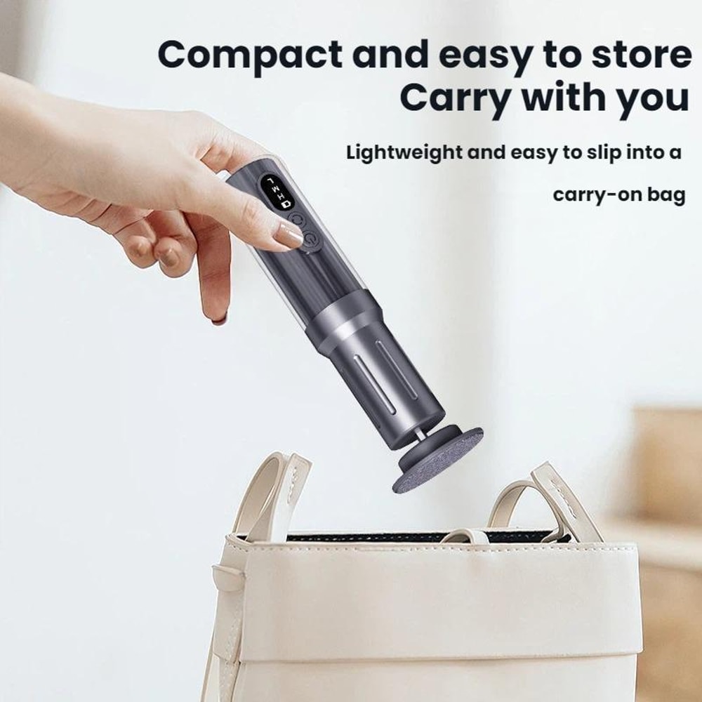 Rechargeable Electric Callus Remover Waterproof Pedicure Foot File With Adjustable Speeds 9