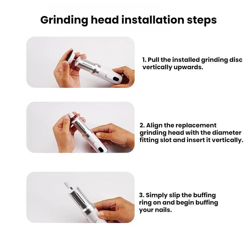 Rechargeable Electric Callus Remover Waterproof Pedicure Foot File With Adjustable Speeds 2