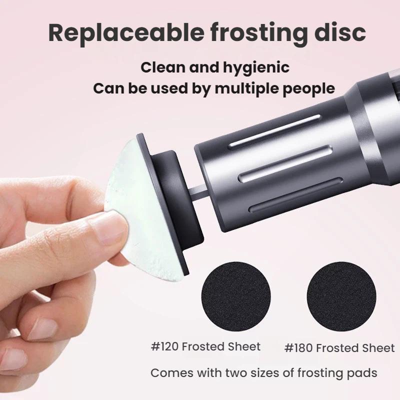 Rechargeable Electric Callus Remover Waterproof Pedicure Foot File With Adjustable Speeds 6