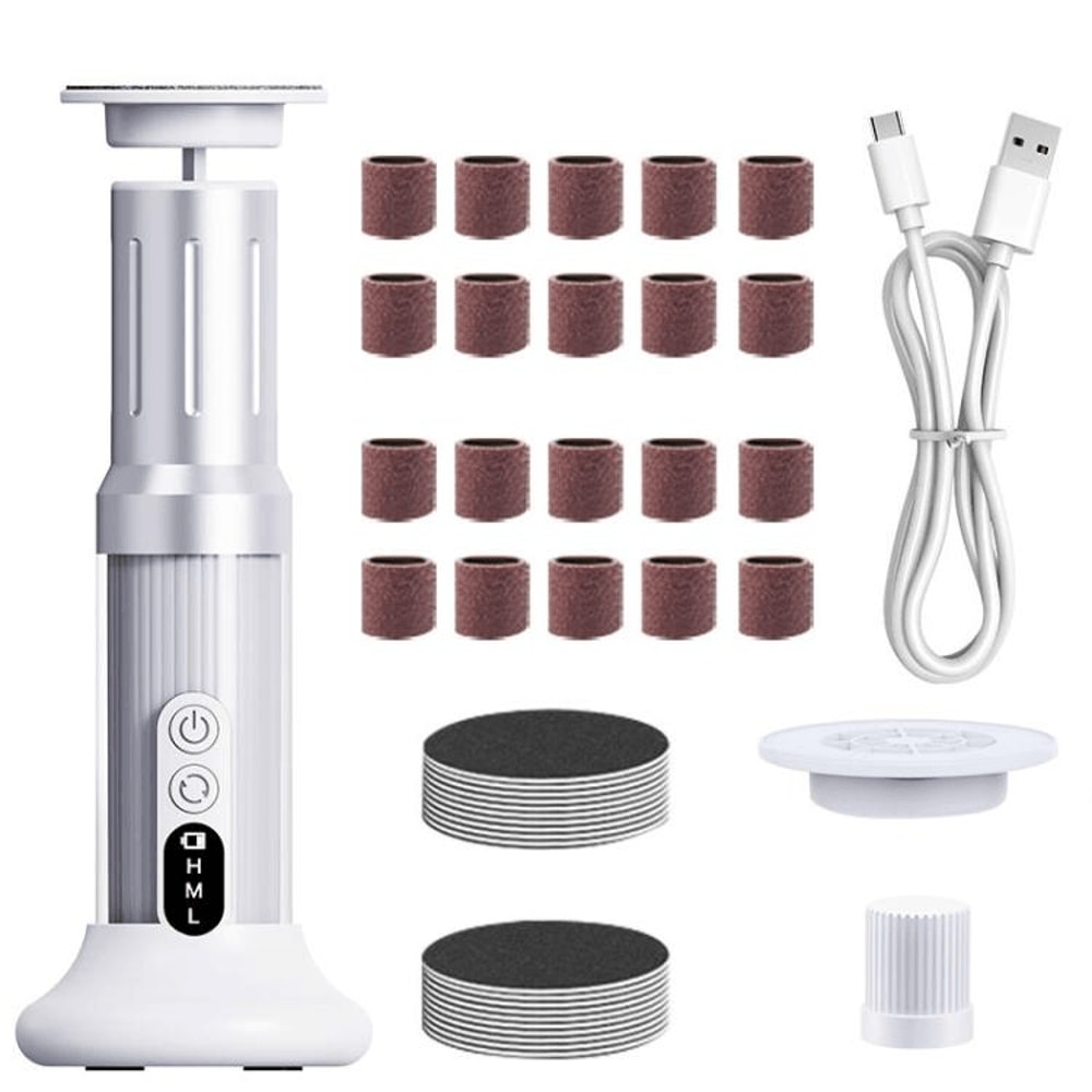 Rechargeable Electric Callus Remover Waterproof Pedicure Foot File With Adjustable Speeds 12