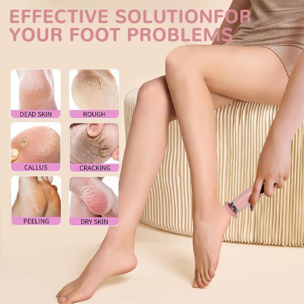 6Speed Electric Foot File Callus Remover With Forward Reverse Rotation For Smooth Feet 3