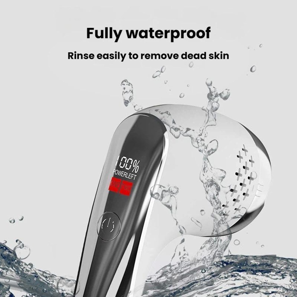 Smart Vacuum Electric Foot File With LCD Display Waterproof Callus Remover 2