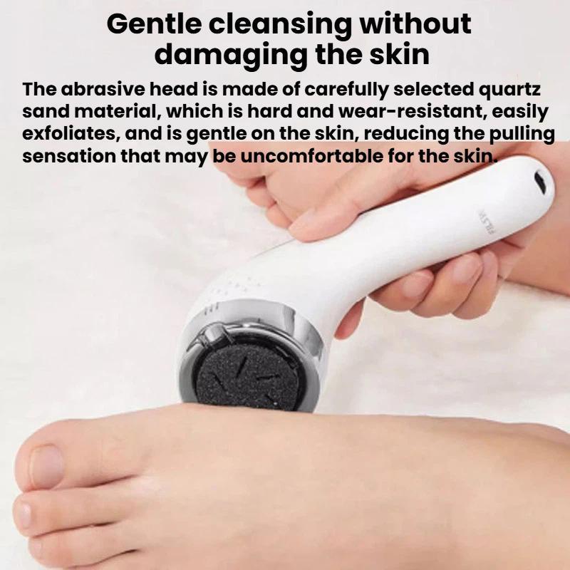 Smart Vacuum Electric Foot File With LCD Display Waterproof Callus Remover 6