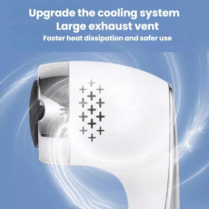 Smart Vacuum Electric Foot File With LCD Display Waterproof Callus Remover 8
