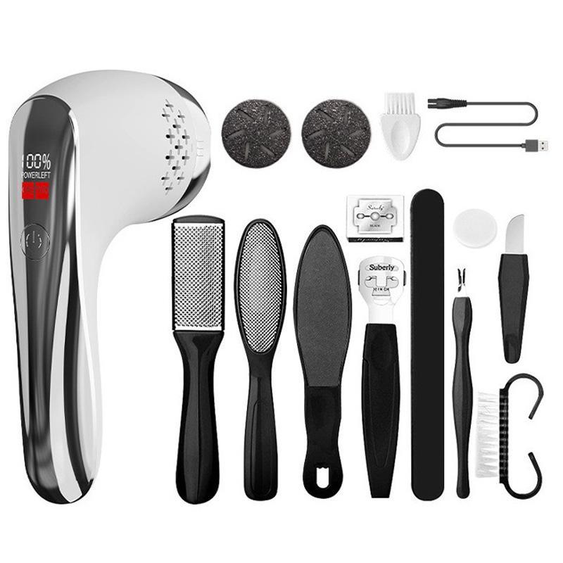 Smart Vacuum Electric Foot File with LCD Display & Waterproof Callus Remover