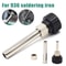 936 Soldering Iron Handle Sleeve Kit 3in1 Heat Resistant Replacement Tube Set 1