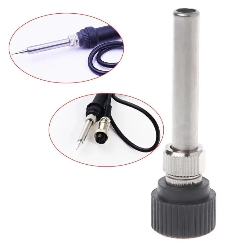 936 Soldering Iron Handle Sleeve Kit 3in1 Heat Resistant Replacement Tube Set 2