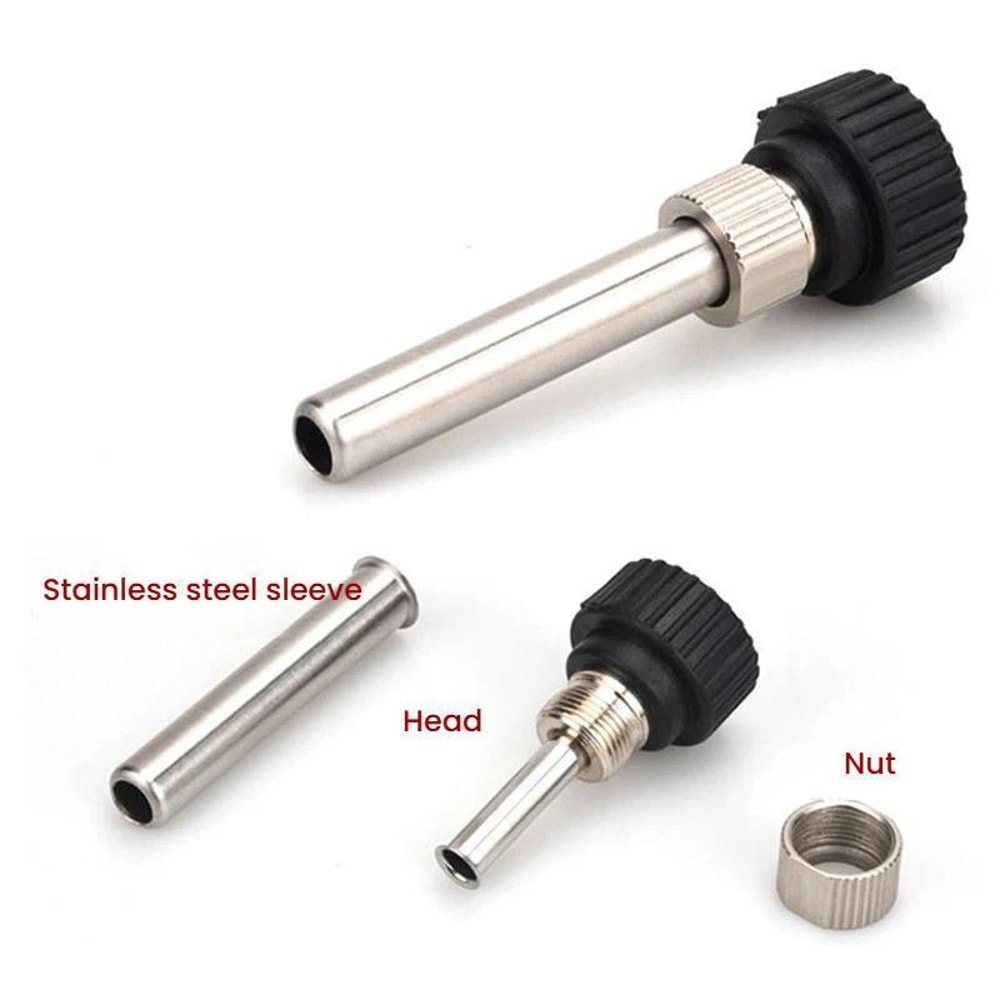 936 Soldering Iron Handle Sleeve Kit 3in1 Heat Resistant Replacement Tube Set 3