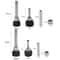 936 Soldering Iron Handle Sleeve Kit 3in1 Heat Resistant Replacement Tube Set 6