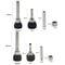 936 Soldering Iron Handle Sleeve Kit 3in1 Heat Resistant Replacement Tube Set 6