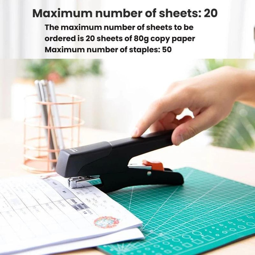 Heavy Duty Handheld Stapler For Home Office And School Paper Binding 3