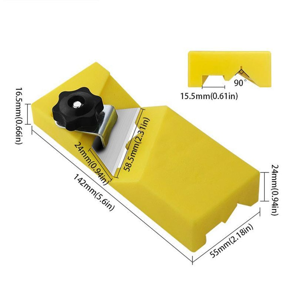 45 Degree Drywall Chamfer Tool Manual Gypsum Board Beveling Tool With Replaceable SK5 Blade 2