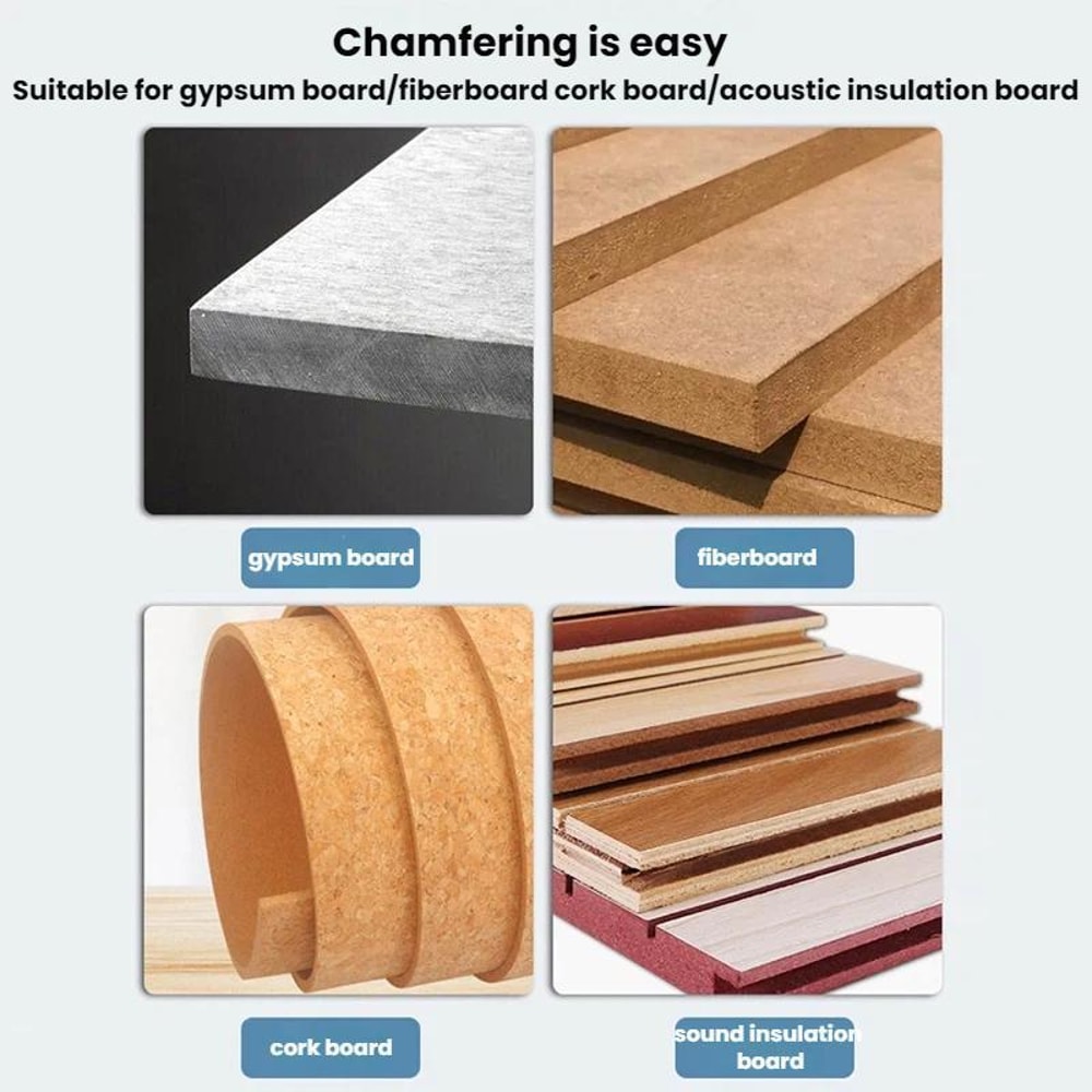 45 Degree Drywall Chamfer Tool Manual Gypsum Board Beveling Tool With Replaceable SK5 Blade 4