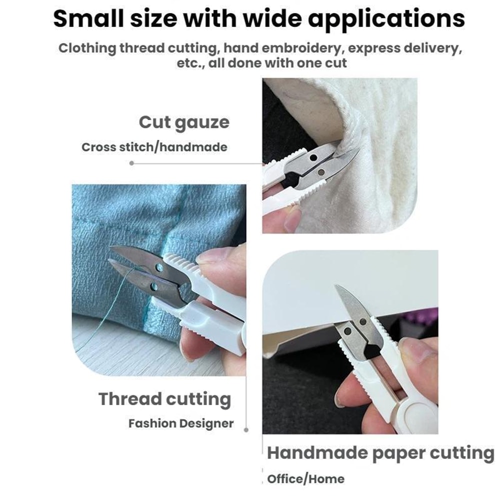 Cross Stitch Scissors With Protective Cover For Thread Trimming Sewing Crafts 2