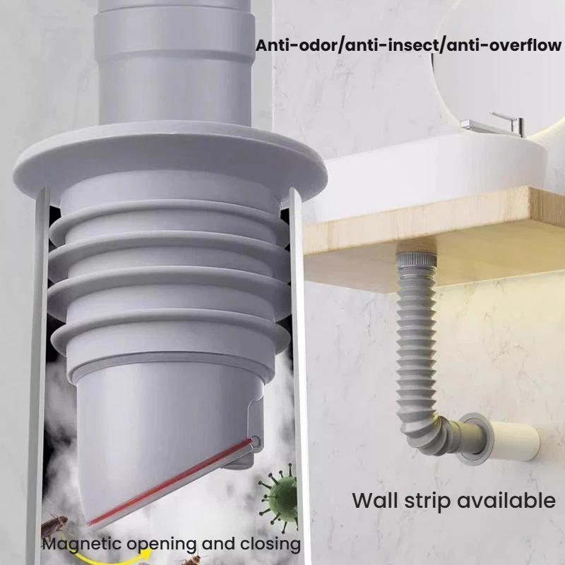 Universal Silicone Drain Seal Valve Anti Odor Sewer Trap For Bathroom Kitchen Sinks 1