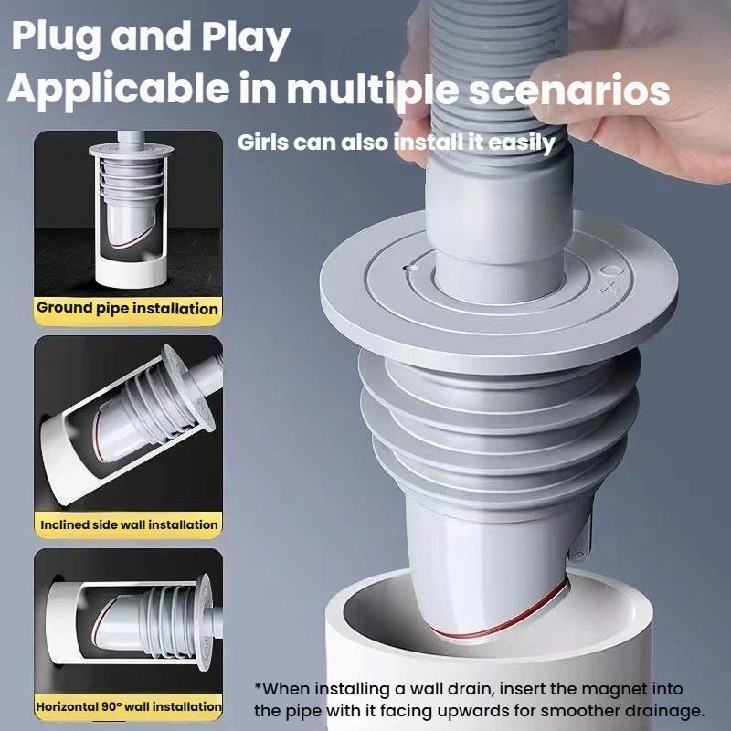 Universal Silicone Drain Seal Valve Anti Odor Sewer Trap For Bathroom Kitchen Sinks 6