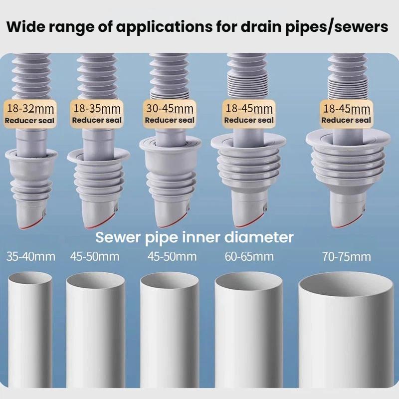 Universal Silicone Drain Seal Valve Anti Odor Sewer Trap For Bathroom Kitchen Sinks 7