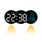 Smart LED Wall Clock With Remote Control Alarm Temperature Display Warm Night Light 12