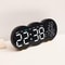 Smart LED Wall Clock With Remote Control Alarm Temperature Display Warm Night Light 1
