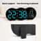 Smart LED Wall Clock With Remote Control Alarm Temperature Display Warm Night Light 6