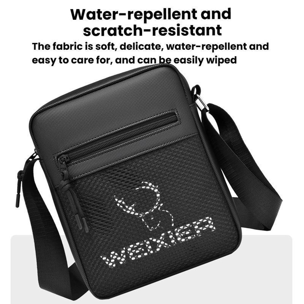 Waterproof Crossbody Bag For Men Compact Travel Everyday Shoulder Sling 4