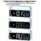 LED Alarm Clock With Ambient Night Light Auto Dimming Display 5