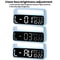 LED Alarm Clock With Ambient Night Light Auto Dimming Display 5