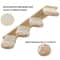 Wall Mounted Cat Climbing Wall With Sisal Steps MultiLevel Wooden Cat Shelves 2