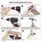 Wall Mounted Cat Climbing Wall With Sisal Steps MultiLevel Wooden Cat Shelves 4