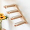 Wall Mounted Cat Climbing Wall With Sisal Steps MultiLevel Wooden Cat Shelves 1