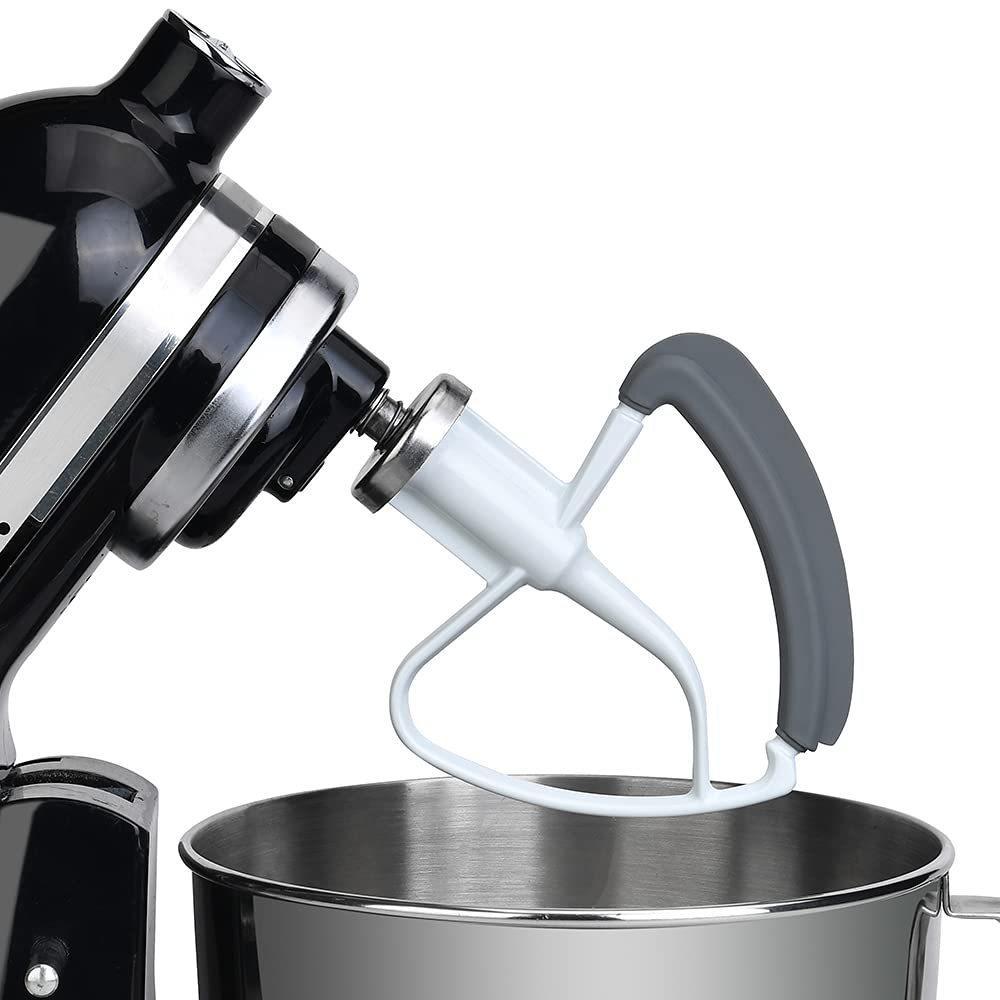 Flex Edge Beater for KitchenAid 4.5 & 5 Qt Mixer Silicone Scraper Paddle Attachment
