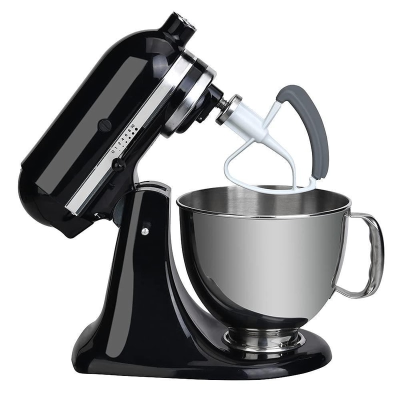 Flex Edge Beater for KitchenAid 4.5 & 5 Qt Mixer Silicone Scraper Paddle Attachment